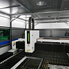 FL-L2040FHR-1000-D220-IPG Лазерный станок для резки листового металла и труб с кабинетной защитой